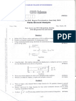 FEA June-July 2018 VTU QP