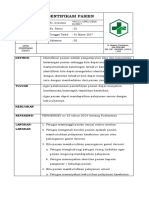 Sop Identifikasi Pasien