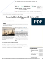 PPA - Electricity Bills in Delhi Go Up With 4% Rise in PPA Cost - The Economic Times