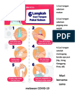 6 Langkah Cuci Tangan