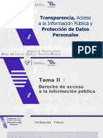 Tema II. Derecho de Acceso A La Información Pública