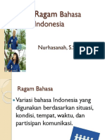 Ragam Bahasa Indonesia