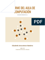 Informe del aula de computación Colegio Didacta