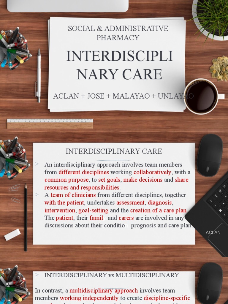 Interdisciplinary Care Management Overview | PDF | Pharmacy | Health Care
