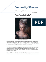 The Convexity Maven: "Let Them Eat Cake"