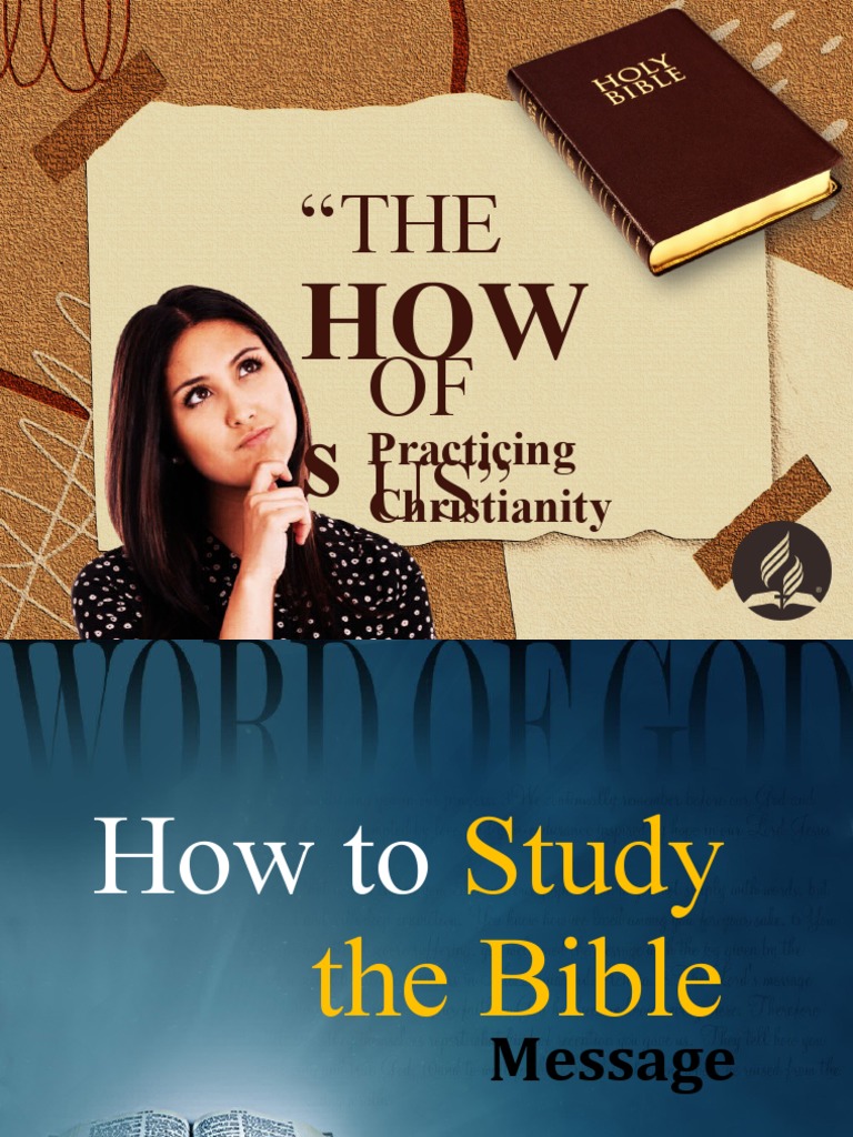 How to Study the Bible Effectively | PDF | Jesus | Abrahamic Religions