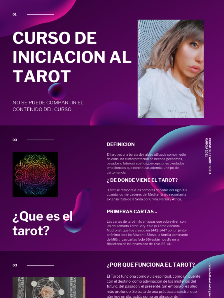 Curso de Iniciación al Tarot PDF | PDF