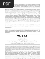 Download Vallar Prospectus by deanmait SN58255104 doc pdf