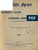 Legislatia Agrara Si Masurile - Kogalniceanu Vasile - Bucuresci - 1902