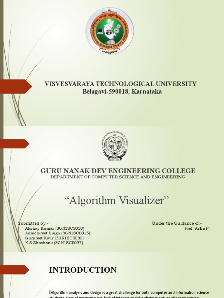 Developing an Algorithm Visualization Tool to Enhance Computational ...