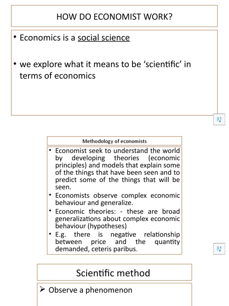 Scientific Method in Economics Explained | PDF | Economics | Scientific Method