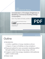 Consideration of Envelope Airtightness in Modelling Commercial Building Energy Consumption