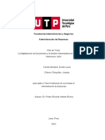 Plan de Tesis. Digitalizacion Documental y Gestion Administrativa en La Municipalidad Procincial de Chincheros, 2022