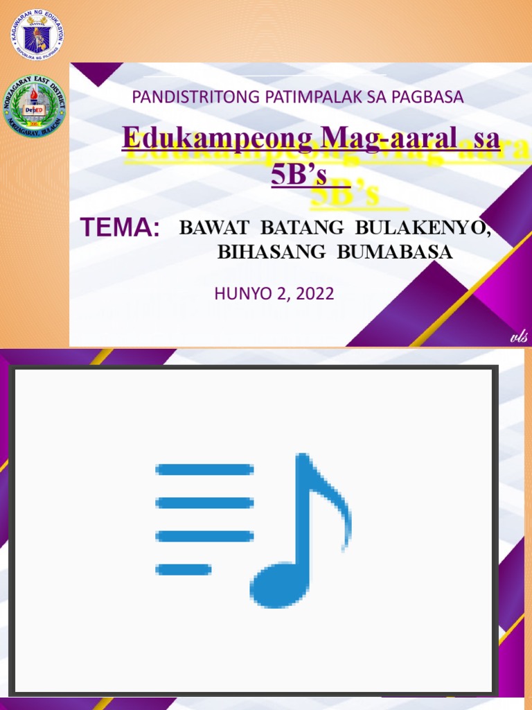5BS Filipino Reading Contest | PDF