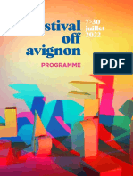 Programme Festival Off Avignon
