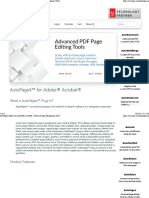 Autopagex™ For Adobe® Acrobat®: What Is Autopagex™ Plug-In?