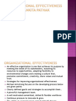 Organizational Effectiveness