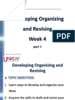 Reading - Developing, Organizing and Revising - Part 1
