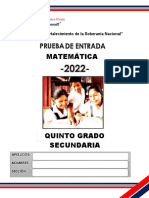 Eva de Matemática - 5to