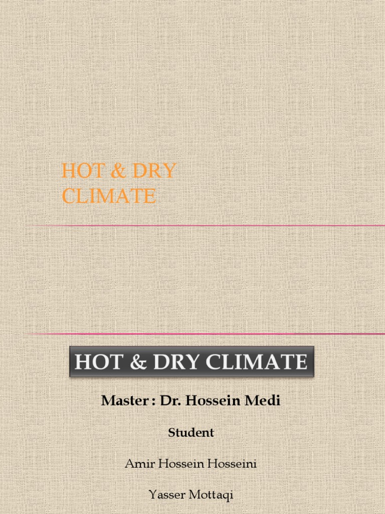 Design With Climate Hot and Dry Climate | PDF | Desert | Courtyard