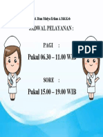 JADWAL PELAYANAN