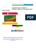 Gestion Des Opérations Import Export - Manuel - L Entreprise, Pour Télécharger Rapport de Stage Import Export Maroc Gratuit PDF