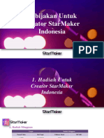 2022 Ketentuan Untuk Creator StarMaker Indonesia