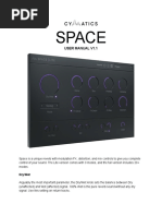 Cymatics Space Lite Manual