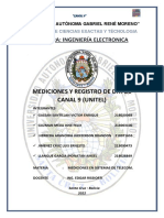 Medicion y Registro de Datos Canal