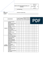 Formato Inspección Preocupacional de Trompo