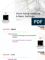 Point Fixing Methods & Basic Settings: Session 4