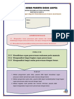 LKPD Organ Dan Fungi Organ Sistem Pencernaan Pada Manusia