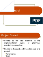 13 Project Control