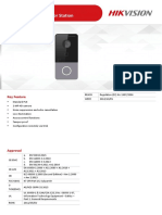 DS-KV6113-PE1 (B) Video Intercom Villa Door Station: Key Feature