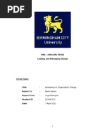 Dealing With Resistance to Change