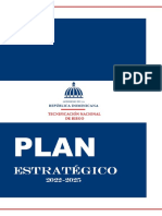 Plan estrategico Institucional PEI Tecnificacion de  Riego