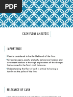 Cash Flow Analysis - Lec 001