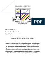 Data: 7 de Julho de 2022 Nome: Ana Maria Dos Santos Pires Classe: 11 Ano/c