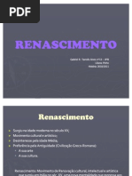 Renascimento - Gabriel Tarrafa nº13,8ºB