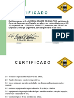 Certificado de Treinamento de NR 35