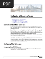 Configuring MAC Address Tables: Information About MAC Addresses