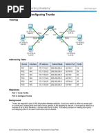 3.2.2.4 Packet Tracer - Configuring Trunks