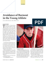 Avoidance of Burnout in The Young Athlete: Cora Collette Breuner, MD, MPH, FAAP