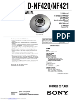 Service Manual: D-NF420/NF421