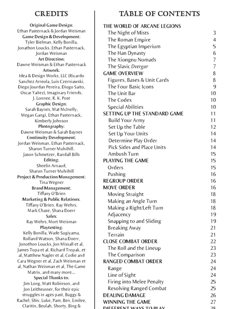 Arcane Legions Rules | PDF | Augustus | Mark Antony