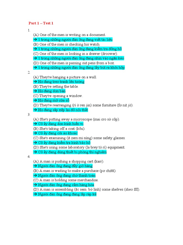 Transcrip Part 1 | PDF