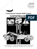 M-215-12R Computerized Variable Width Hopper ChipSpreader Operation Manual