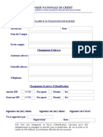 Actualisation de Dossier