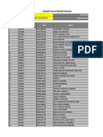 Legger Nilai Pengetahuan: Kelas: Semester: Madrasah: Tahun Ajaran: No NIS Nisn Nama