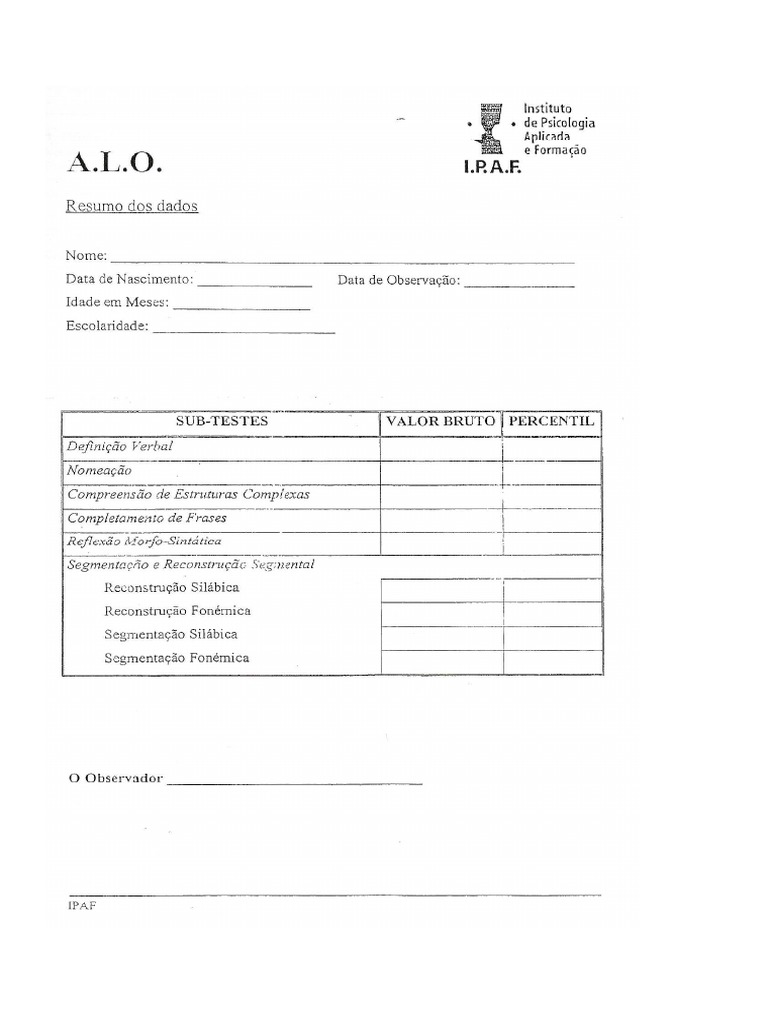ALO | PDF